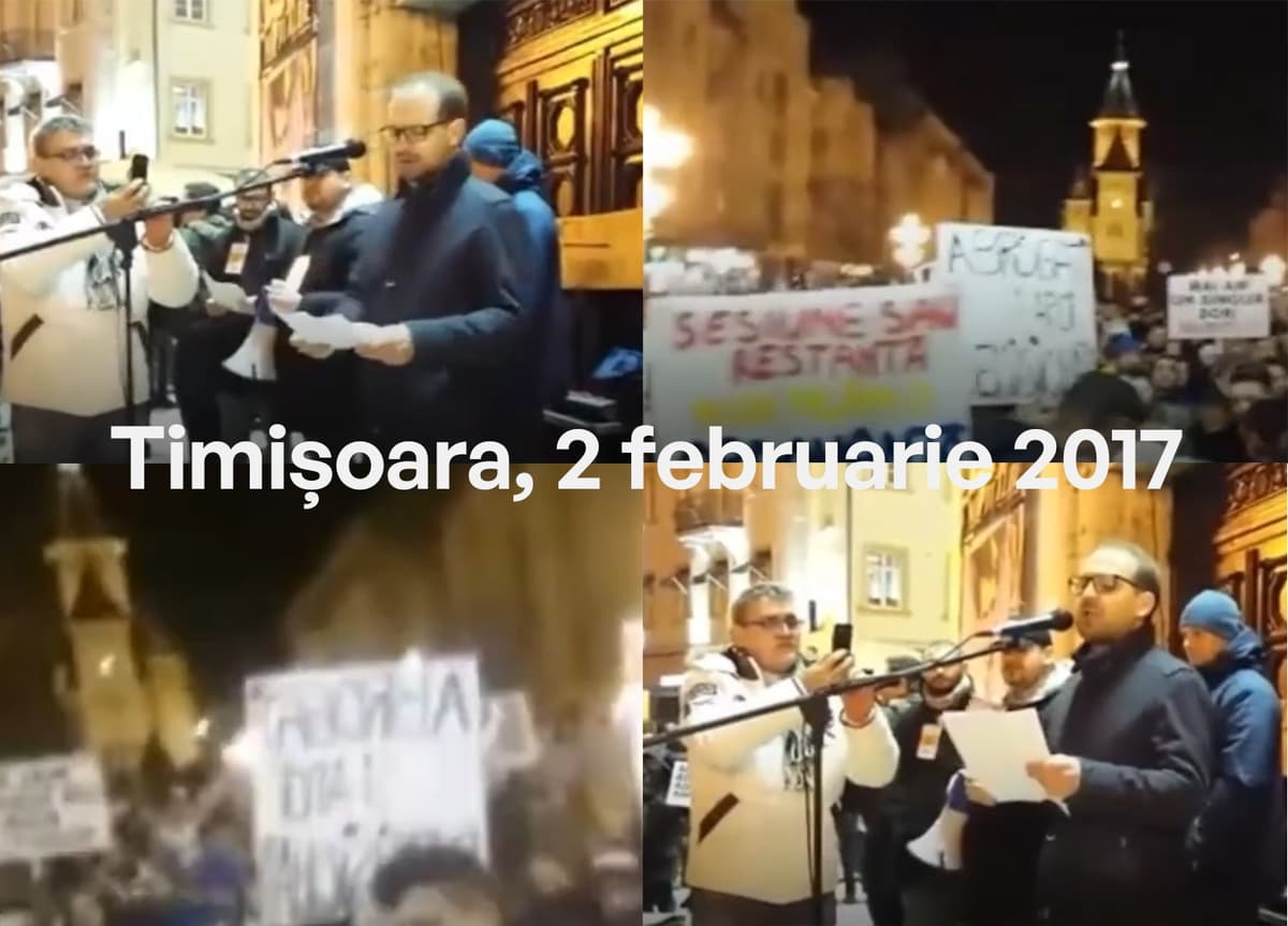 Dominic Fritz la protestele anti-corupție
